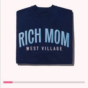 NWT Rich Mom West Village Crewneck